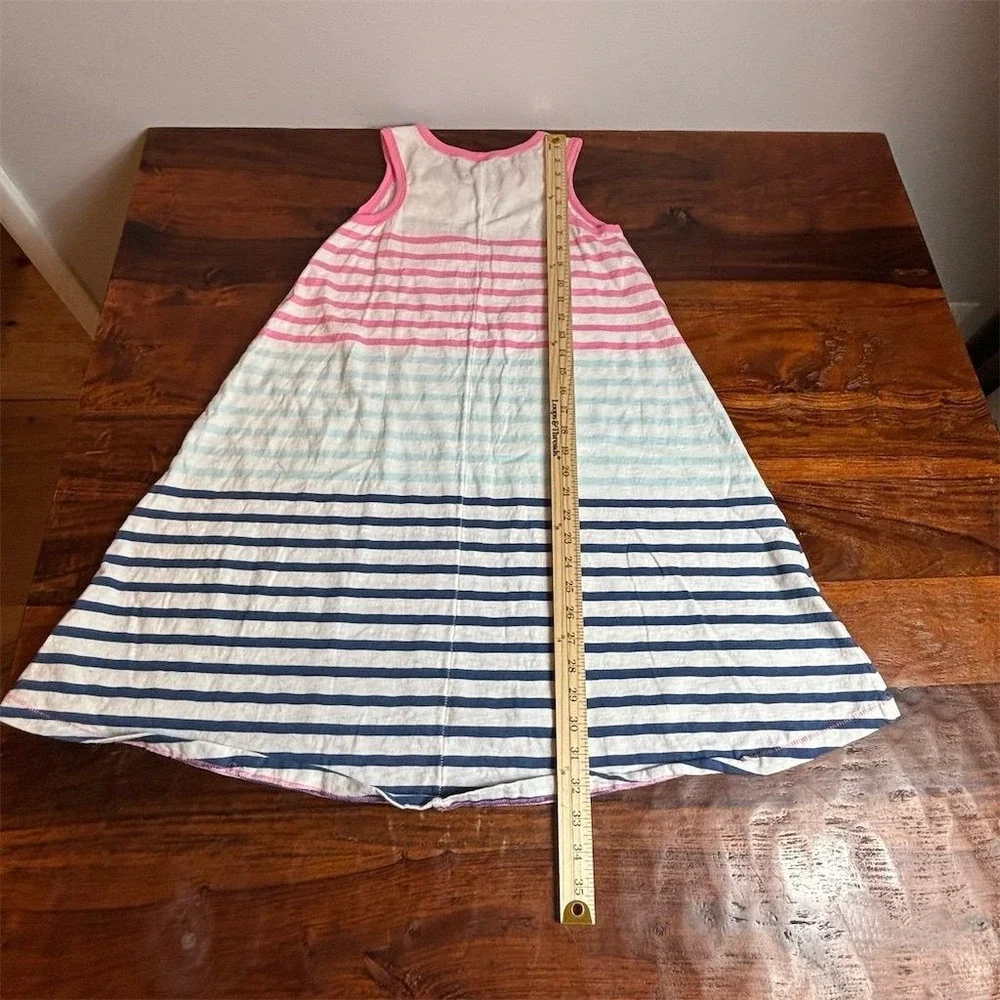 GAP‎ Kids XL Sleeveless Striped Dress Multicolor Knee Length Summer Casual